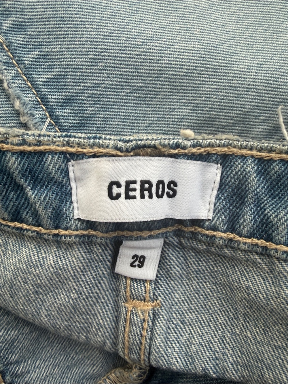 CEROS Light Blue Women's Denim Shorts - Size 29
